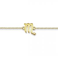 JWLS4U | Zodiac Sign Bracelets Gold 6